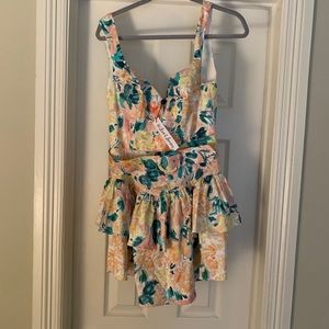 For Love & Lemons buckle dress